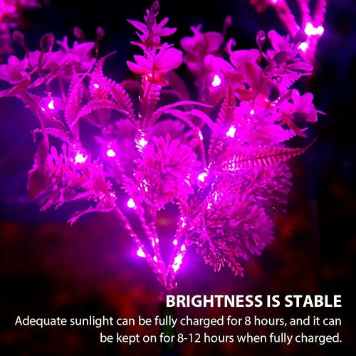 Outdoor Waterproof Solar Phalaenopsis Lamp Garden Decorative Lights